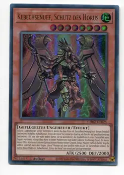 Yu-Gi-Oh! Kebechsenuef Schutz des Horus Ultra Rare CH02-DE025 - Image 1