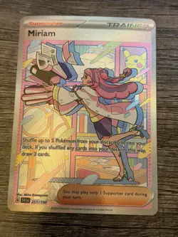 Miriam 251/198 Pokemon TCG S&V Base Set Special Illustration Rare Holo NM - Image 1