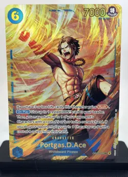 Portgas D. Ace, OP13-119, Carrying On His Will, One Piece TCG, Full Art Foil - Image 1