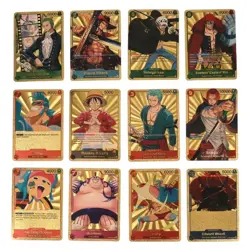 One Piece Card Display Box Boosters Pack 55 Pcs Limited Gold Manga TCG Sealed - Image 3