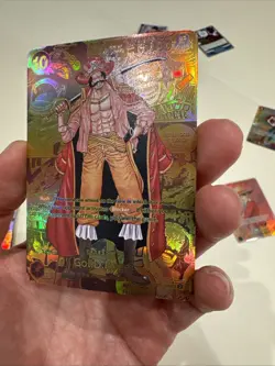 One Piece CCG Gol.D.Roger Gold Manga Art OP09-118 Recolored English Custom Card - Image 5