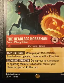 The Headless Horseman - Terror Of Sleepy Hollow 125/204 Legendary Disney Lorcana - Image 4