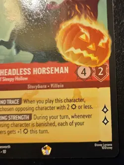 The Headless Horseman - Terror Of Sleepy Hollow 125/204 Legendary Disney Lorcana - Image 5
