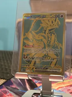 Koraidon ex 245/091 Paldean Fates Full Art Ultra Rare Holo Pokemon Card NM - Image 1