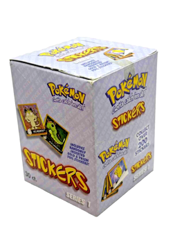 1999 Pokemon ArtBox Stickers Series 1 Display Box | Not Sealed | Minor Damage - Image 1