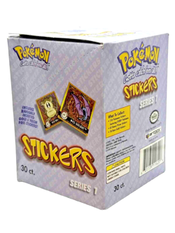 1999 Pokemon ArtBox Stickers Series 1 Display Box | Not Sealed | Minor Damage - Image 2