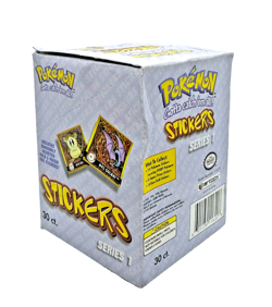 1999 Pokemon ArtBox Stickers Series 1 Display Box | Not Sealed | Minor Damage - Image 3