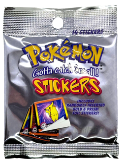 1999 Pokemon Artbox Stickers Series 1 Factory Sealed Booster Pack - Image 1