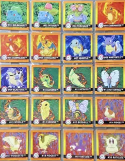 YOU CHOOSE! 1999 Nintendo Artbox Series 1 Pokemon Stickers Original PACK FRESH! - Image 1
