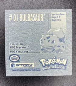 YOU CHOOSE! 1999 Nintendo Artbox Series 1 Pokemon Stickers Original PACK FRESH! - Image 3