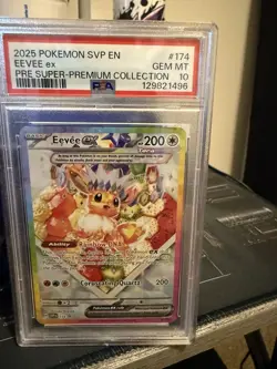 Pokemon Eevee ex 174 Sv: Scarlet & Violet Promo Holo PSA 10 Promo Card - Image 1