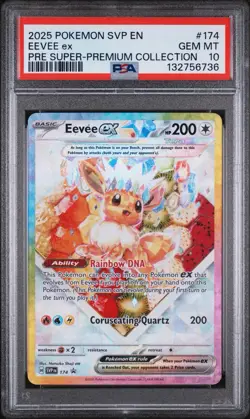 Eevee ex - 174 - SV: Scarlet & Violet Promo Cards (SVP) PSA 10 - Image 3