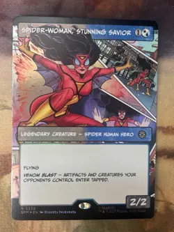 Spider-Woman, Stunning Savior (Borderless) Marvel's Spider-Man Foil - Image 1