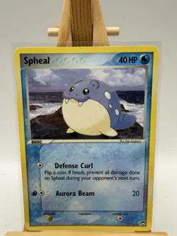 Spheal 65/108 EX Power Keepers Common Pokemon Card LP/MP - Image 1
