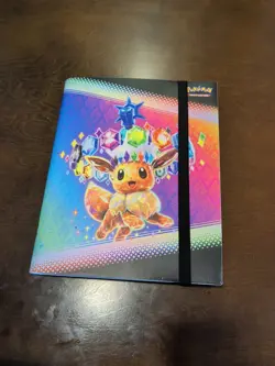 Prismatic Evolutions Pokemon Card Binder & 396 Cards Lot! Random Assortment - Image 1