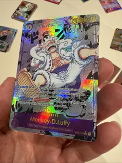 One Piece CCG Monkey.D.Luffy OP05-119 Manga English Custom Card - Image 3