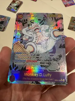 One Piece CCG Monkey.D.Luffy OP05-119 Manga English Custom Card - Image 4