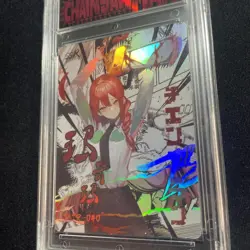 MAKIMA Slabbed Chainsaw Man SSR Card DJR-040 Anime CCG - Image 2