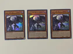 Yugioh Spirit of Yubel x 3 - 1st Edition Ultra Rare LP - Free Holo Card - Image 1