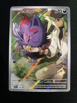N's Zorua 189 Sv: Scarlet & Violet Promo Cards Holo - Image 1
