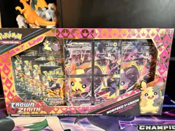 Pokemon TCG Crown Zenith Morpeko V-Union Premium Playmat Collection Box Sealed - Image 1