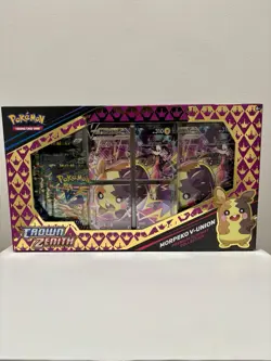 Pokemon TCG Crown Zenith Morpeko V-Union Premium Playmat Collection Sealed 2023 - Image 1