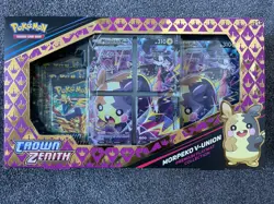 Pokemon Crown Zenith Morpeko V-Union Premium Playmat Collection Box New Sealed - Image 1