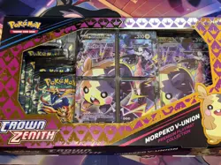Pokemon - Crown Zenith Morpeko V-Union Premium Playmat Collection Box New Sealed - Image 1