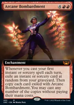 MTG Magic the Gathering Arcane Bombardment (422/486) Streets of New Capenna NM - Image 1