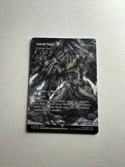 Astral Titan - Primeval Titan (Showcase) Final Fantasy Magic The Gathering NM - Image 1