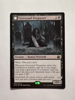 Graveyard Trespasser / Graveyard Glutton - MTG Innistrad: Midnight Hunt - NM - Image 1