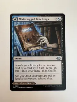 Waterlogged Teachings / Inundated Archive - MTG Modern Horizons 3 - NM - Image 1