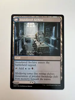 Waterlogged Teachings / Inundated Archive - MTG Modern Horizons 3 - NM - Image 2