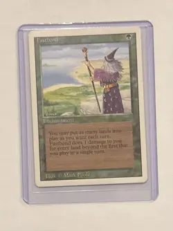 Fastbond Revised Edition Regular Magic the Gathering Moderately Played x1 - Image 1