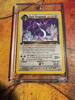 1st Edition Dark Dragonair Team Rocket 33/82 | Vintage WOTC Pokemon - Image 1