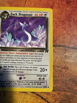 1st Edition Dark Dragonair Team Rocket 33/82 | Vintage WOTC Pokemon - Image 4