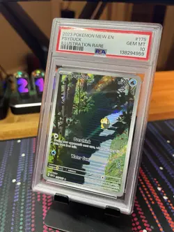 2023 POKEMON MEW EN-151 ILLUSTRATION RARE #175 PSYDUCK PSA 10 - Image 1