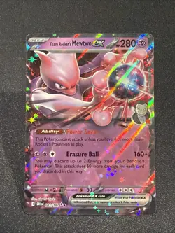 Pokemon TCG - Team Rocket's Mewtwo EX 081/182 - Destined Rivals - Image 1
