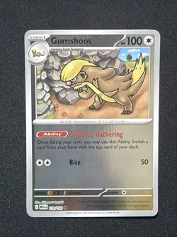Pokemon TCG - Gumshoos 110/132 (RH Reverse Holo) - Mega Evolution Base - Image 1