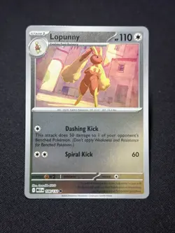 Pokemon TCG - Lopunny 108/132 (RH Reverse Holo) - Mega Evolution Base - Image 1