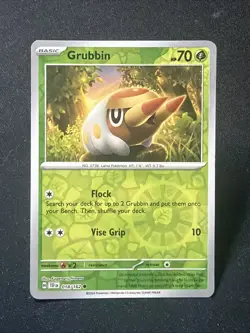 Pokemon TCG - Grubbin 018/162 (RH Reverse Holo) - Temporal Forces - Image 1