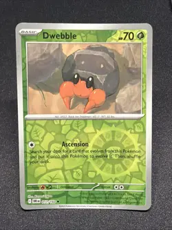 Pokemon TCG - Dwebble 011/182 (RH Reverse Holo) - Destined Rivals - Image 1