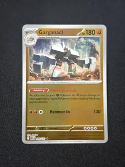 Pokemon TCG - Garganacl 084/132 (RH Reverse Holo) - Mega Evolution Base Set - Image 1