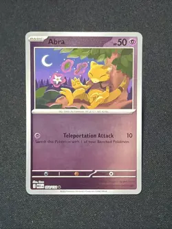 Pokemon TCG - Abra 054/132 (RH Reverse Holo) - Mega Evolution Base - Image 1