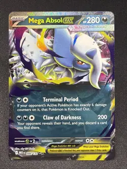 Pokemon TCG - Mega Absol EX 086/132 - Mega Evolution Base Set - Image 1