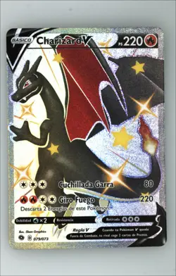 CHARIZARD V #079/073 - SECRET FULL ART - 2020 Pokemon Champion's Path (SPANISH) - Image 1