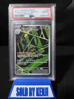 Pokemon TCG Team Rockets Spidops 187/182 Psa 10 Mint - Image 1