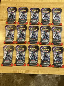 Pokemon TCG Scarlet & Violet Temporal Forces Sleeved Booster Packs Sealed (15) - Image 1
