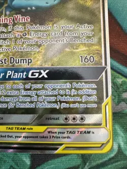 VENUSAUR & SNIVY GX TAG TEAM 2019 Sun Moon Black Star Promo #SM229 - Image 4