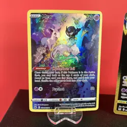 Mew & Mew VMAX Trainer Gallery Galarian Gallery Rare Pokemon 2 Card Lot LP to NM - Image 2